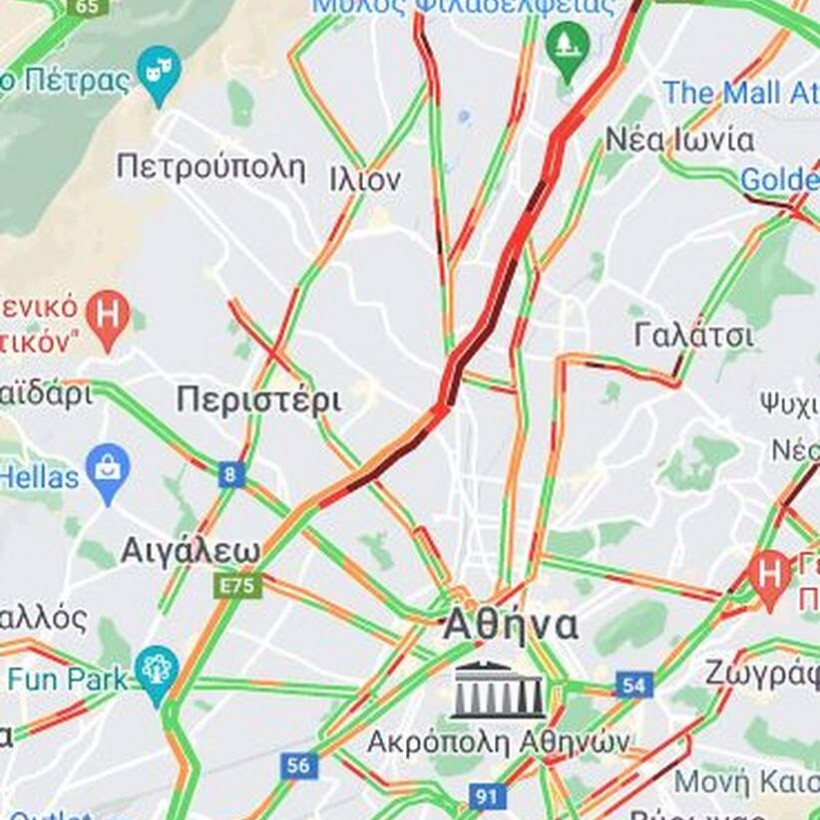 Η κίνηση στον Κηφισό