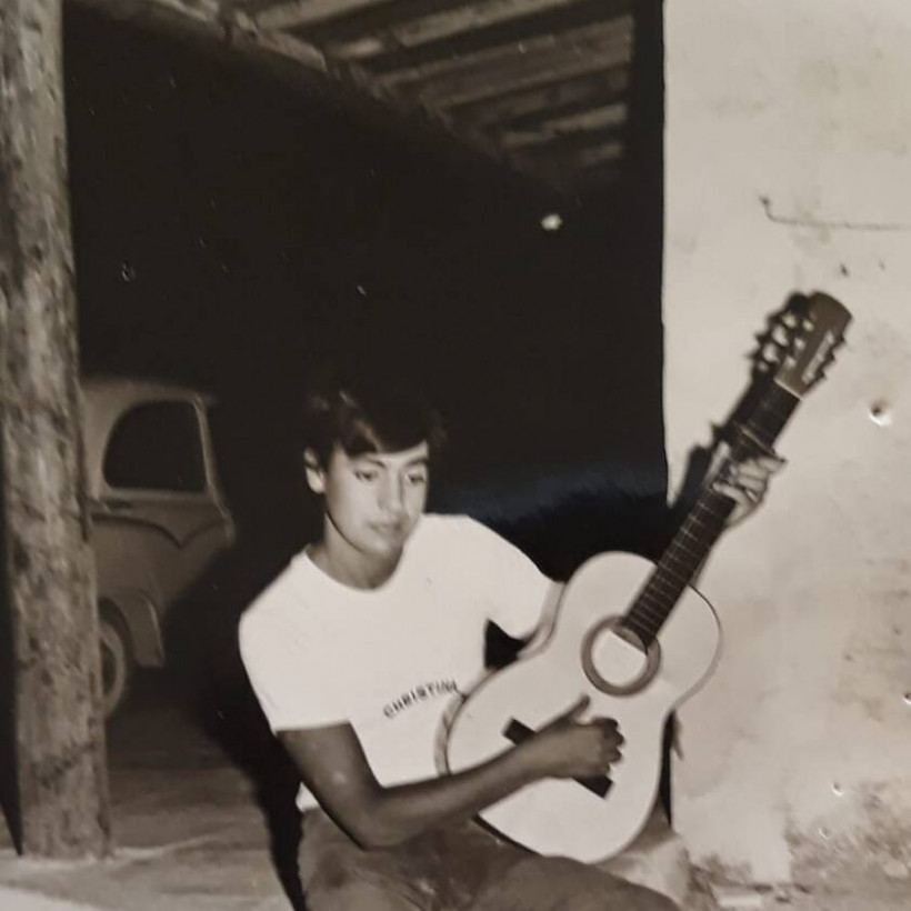 Ο Χρήστος Κυριαζής σε εφηβική ηλικία