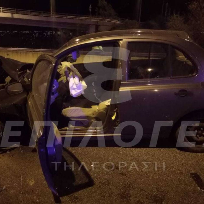 Σε σοβαρή κατάσταση η οδηγός του αυτοκινήτου 