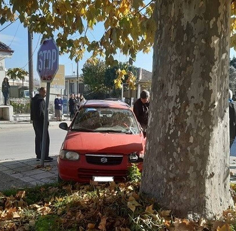 Ο έτερος οδηγός δεν έπαθε το παραμικρό 