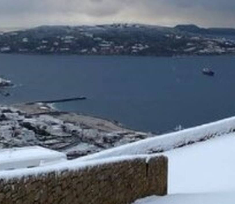 Μύκονος χιόνια 