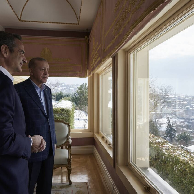 Συνάντηση Μητσοτάκη - Ερντογάν