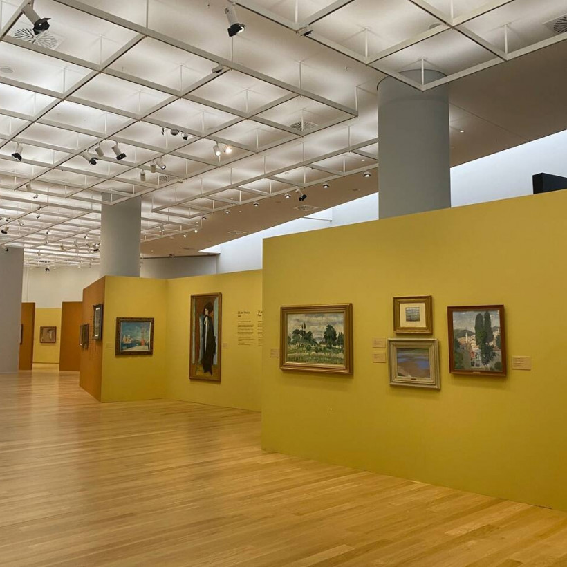 Άποψη της έκθεσης Παρθένη