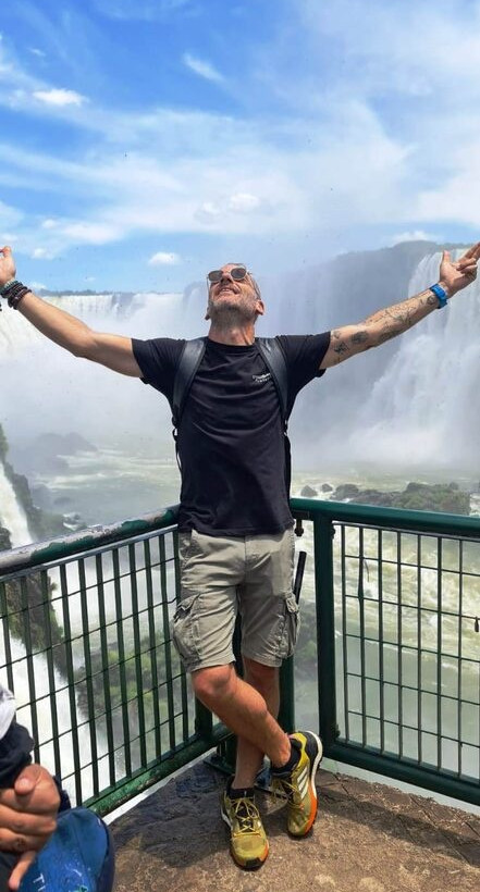 Στους καρράκτες Iguazu στη Βραζιλία