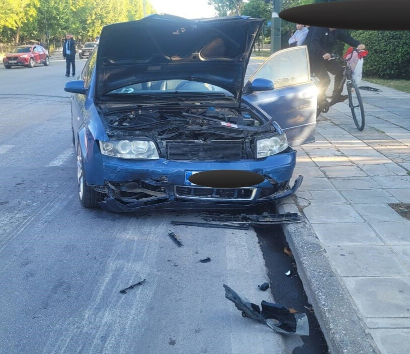 Τροχαίο στη Λάρισα, Φωτ.:onlarissa