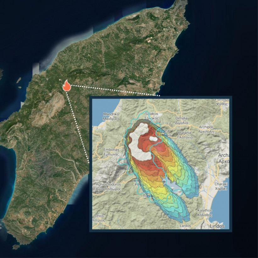 Rhodes, Fire Spread - 1