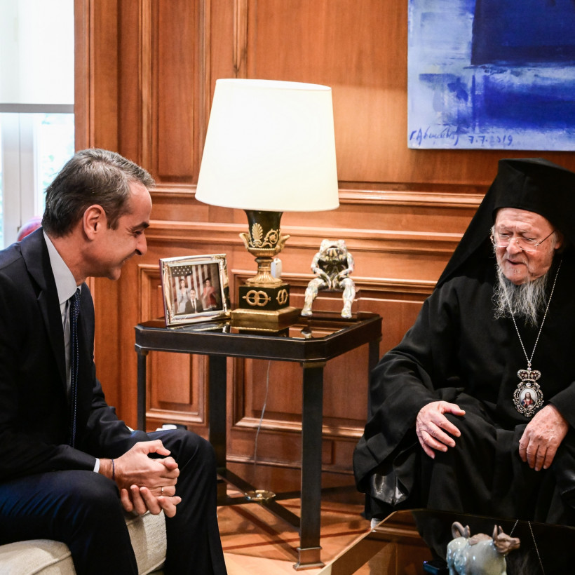 Synantisi Prothypourgoy - Oikoumenikou Patriarhi