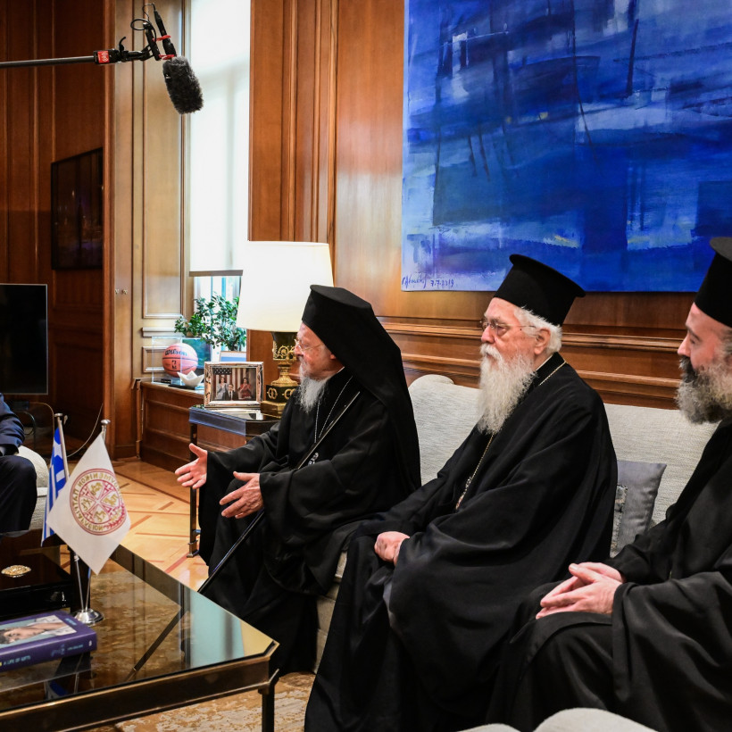 Synantisi Prothypourgoy - Oikoumenikou Patriarhi