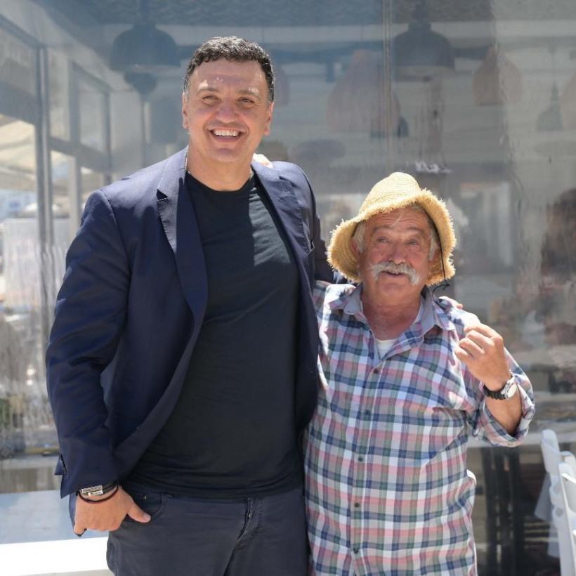 Επίσκεψη του Βασίλη Κικίλια στη Μύκονο.