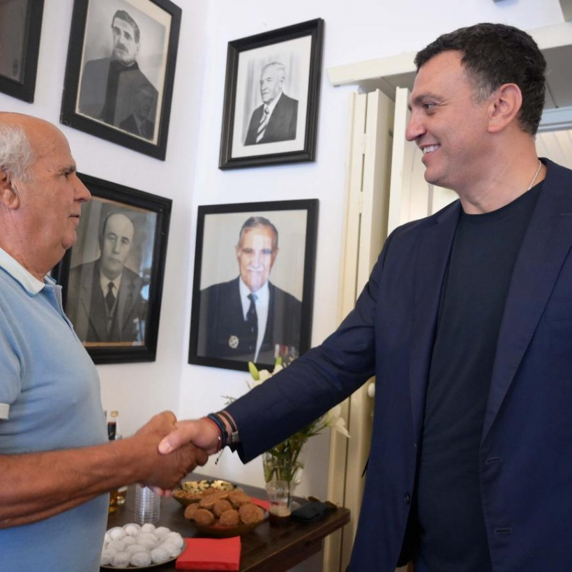 Επίσκεψη του Βασίλη Κικίλια στη Μύκονο.