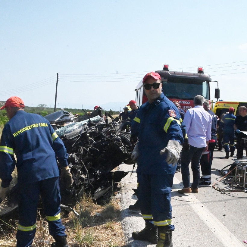 Αργολίδα - Μυκήνες: Τροχαίο δυστύχημα με τρεις νεκρούς στο δρόμο των Αρχαιοτήτων.  (ΒΑΣΙΛΗΣ ΠΑΠΑΔΟΠΟΥΛΟΣ /EUROKINISSI)
