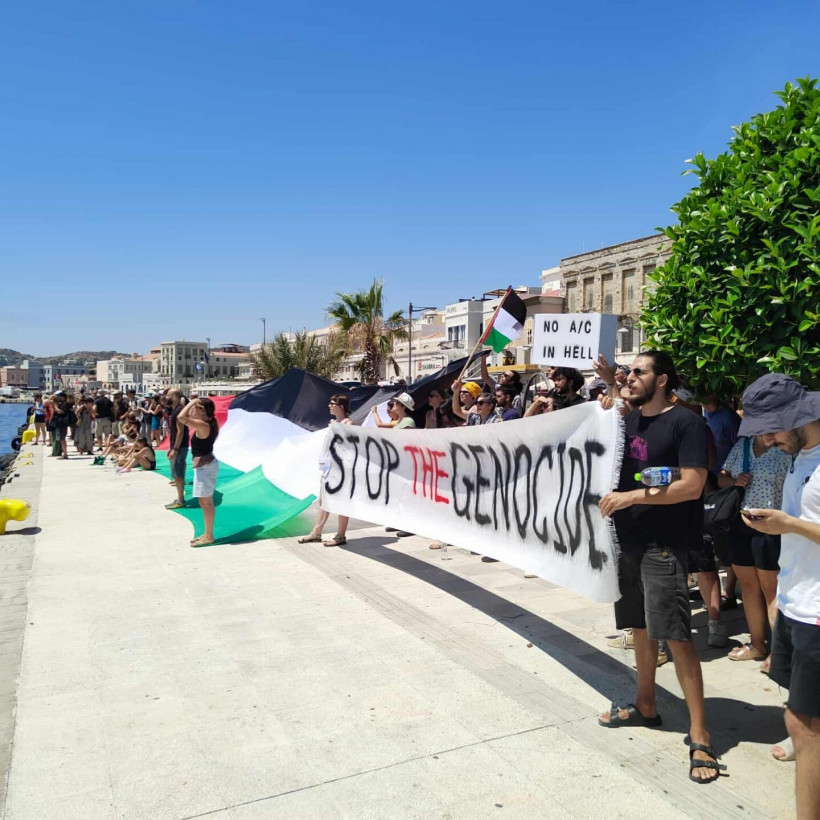 Σύρος: «Μπλόκο» σε κρουαζιερόπλοιο που μετέφερε τουρίστες από το Ισραήλ