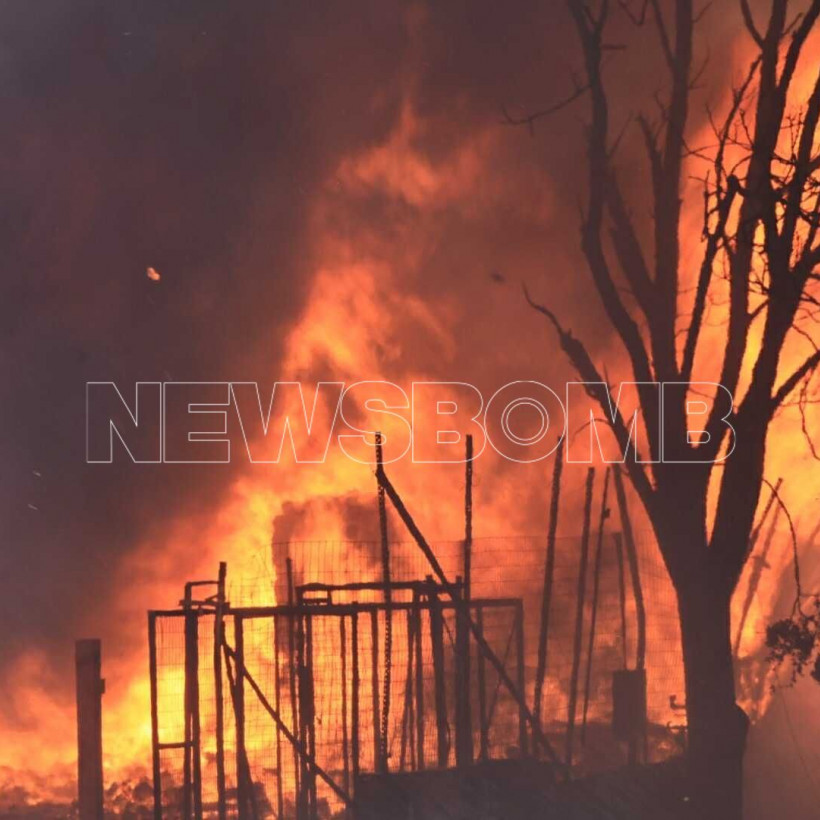 Φωτιά Μενίδι Εργοστάσιο