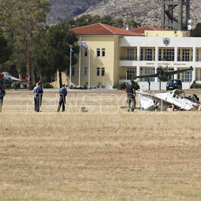 Πτώση εκπαιδευτικού σκάφους της Πολεμικής Αεροπορίας στο Τατόι.
