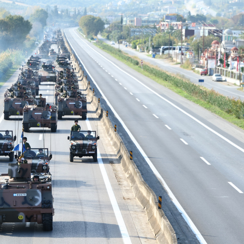 ΔΟΚΙΜΑΣΤΙΚΗ ΠΑΡΕΛΑΣΗ ΓΙΑ ΤΗΝ ΕΘΝΙΚΗ ΕΠΕΤΕΙΟ ΤΗΣ 28ης ΟΚΤΩΒΡΙΟΥ ΣΤΗΝ ΘΕΣΣΑΛΟΝΙΚΗ  (ΡΑΦΑΗΛ ΓΕΩΡΓΙΑΔΗΣ/EUROKINISSI)