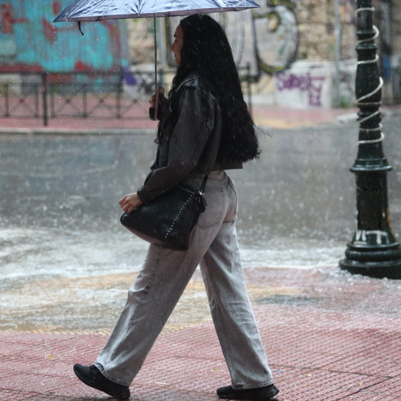 Κακοκαιρία Αθήνα βροχή καταιγίδα