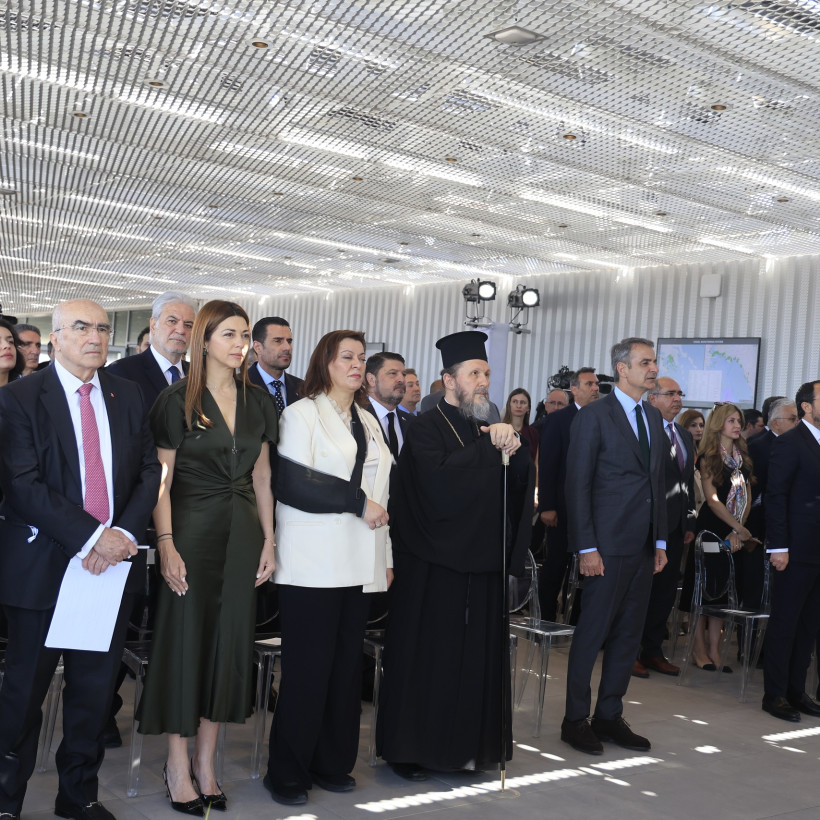 [386678] ΕΓΚΑΙΝΙΑ ΤΟΥ ΠΑΡΑΡΤΗΜΑΤΟΣ ΤΟΥ ΠΑΝΕΠΙΣΤΗΜΙΟΥ ΛΕΥΚΩΣΙΑΣ ΣΤΗΝ ΑΘΗΝΑ ΠΑΡΟΥΣΙΑ ΤΟΥ ΠΡΩΘΥΠΟΥΡΓΟΥ ΚΥΡΙΑΚΟΥ ΜΗΤΣΟΤΑΚΗ   (ΓΙΩΡΓΟΣ ΚΟΝΤΑΡΙΝΗΣ/EUROKINISSI)