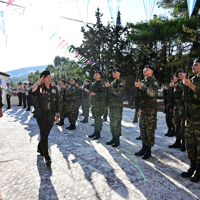 Εορτασμός του Αγίου Παϊσίου του Αγιορείτου στη Σχολή Διαβιβάσεων του Στρατού Ξηράς