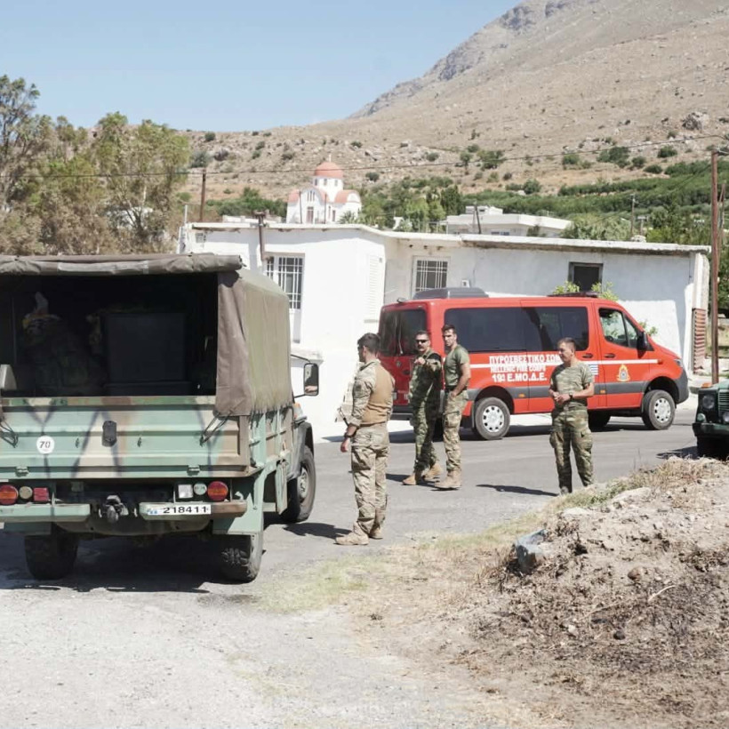 Φωτιά στο Ρέθυμνο: Η επόμενη μέρα στην Κρύα Βρύση.
