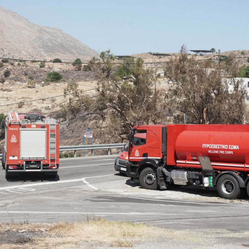 Φωτιά στο Ρέθυμνο: Η επόμενη μέρα στην Κρύα Βρύση.
