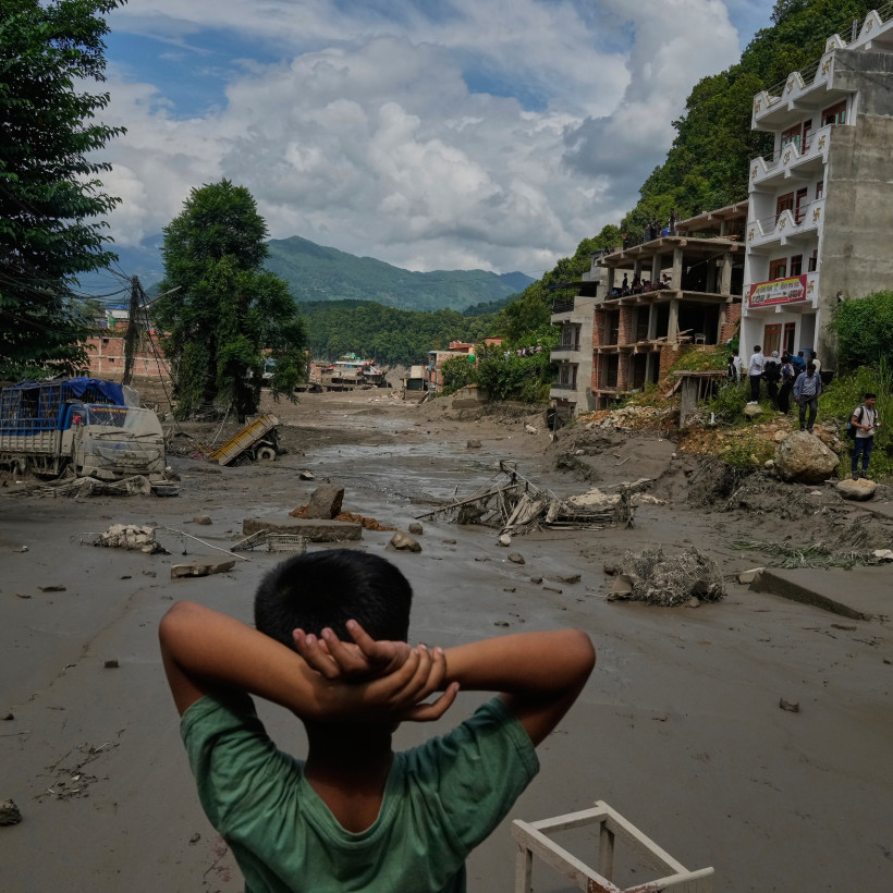 APTOPIX Nepal Flash Floods