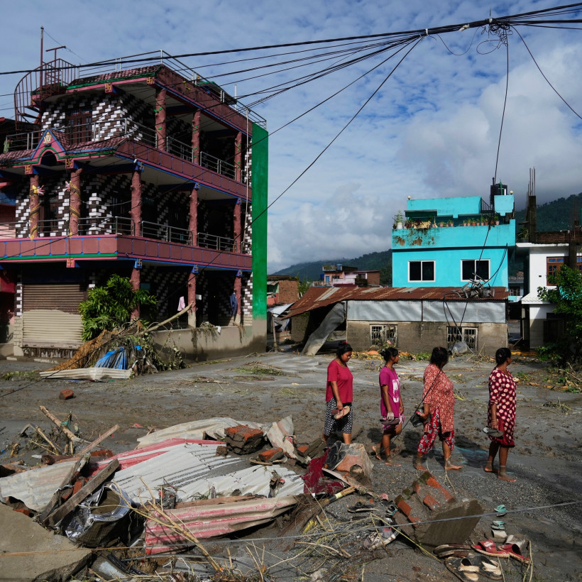APTOPIX Nepal Flash Floods