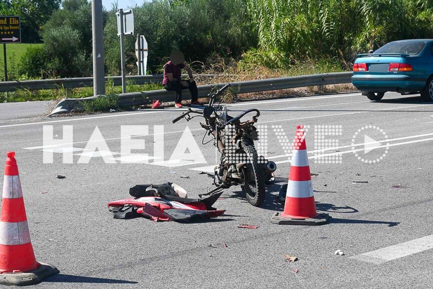 Θανατηφόρο τροχαίο στην Πατρών - Πύργου: Νεκρός 57χρονος μοτοσικλετιστής μετά από σύγκρουση με Ι.Χ Troxaio Roviata 7