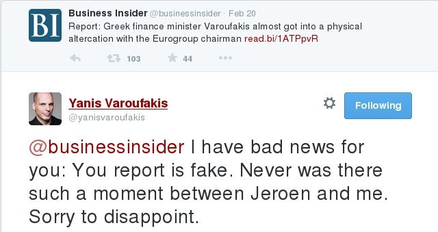 varoufakis twitter
