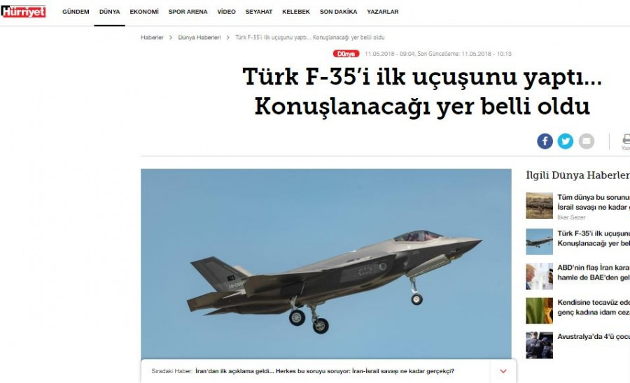 f35 hurriyet