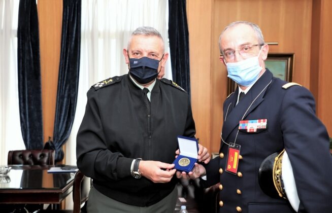Συνάντηση αρχηγού ΓΕΕΘΑ με Γάλλους αξιωματικούς