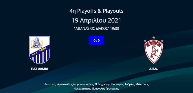 Λαμία-ΑΕΛ 0-0