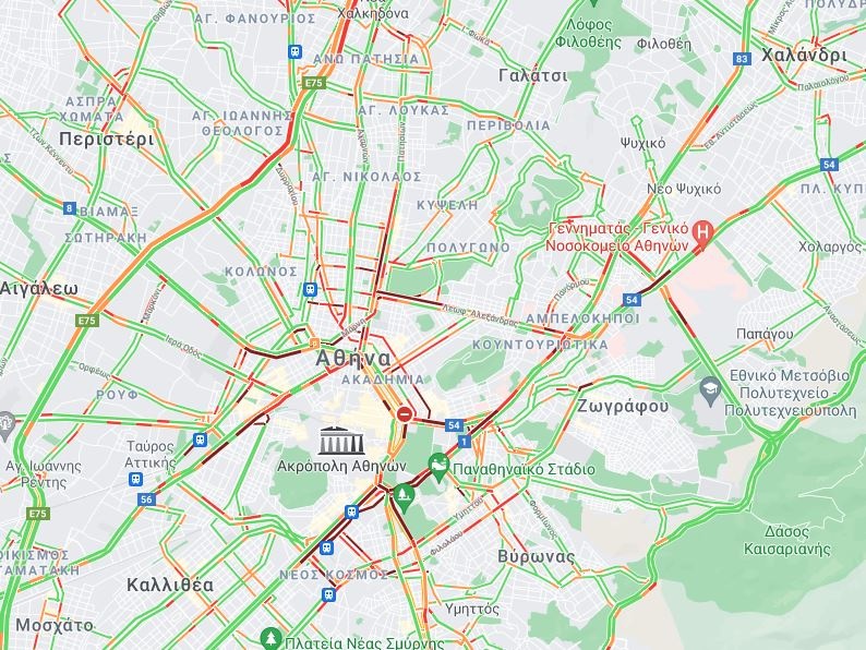 Κίνηση Αθήνα