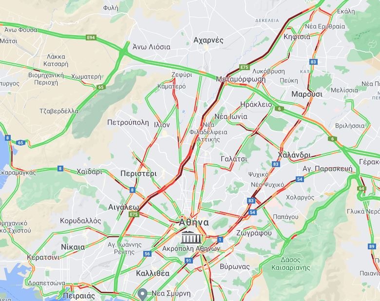 Χάρτης Κίνηση