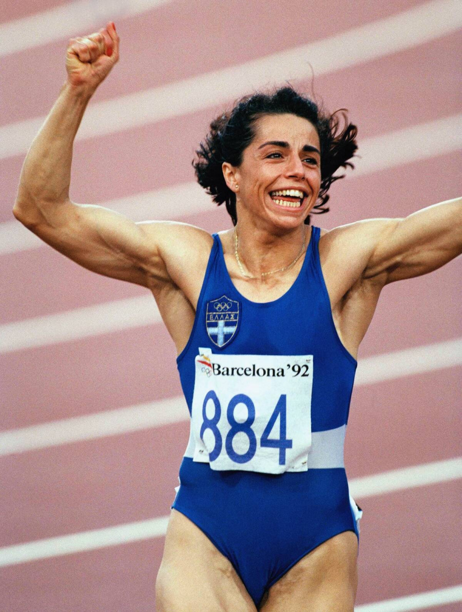 Η Βούλα Πατουλίδου στους Ολυμπιακούς Αγώνες του 1992