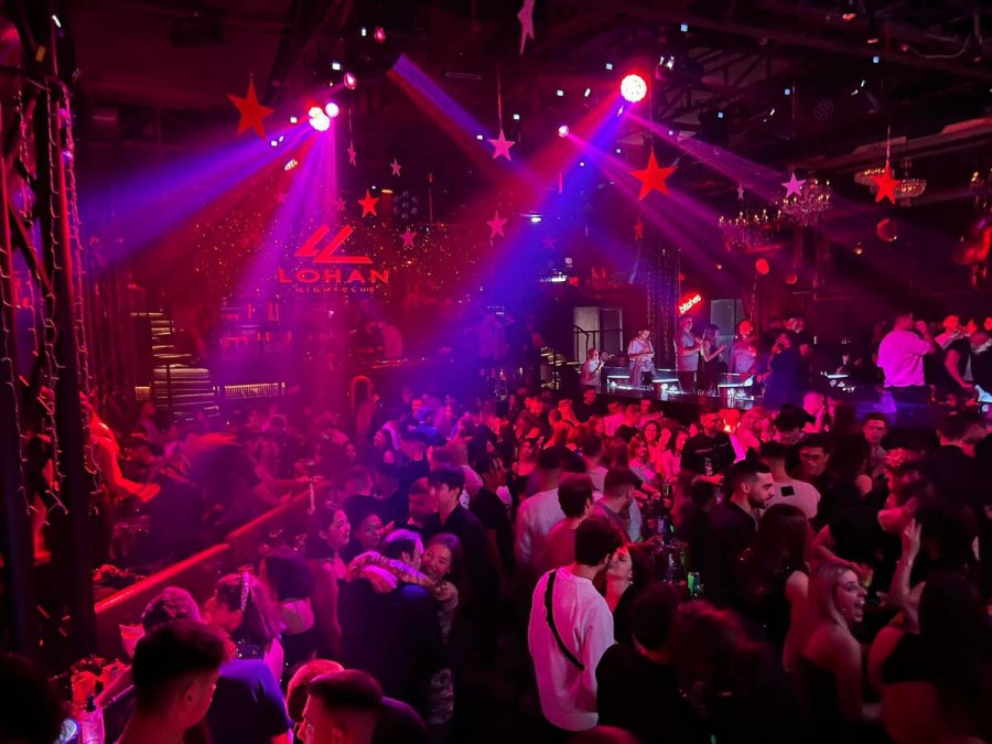 Η εικόνα του Lohan το βράδυ της 25ης Δεκεμβρίου