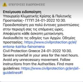 μήνυμα 112