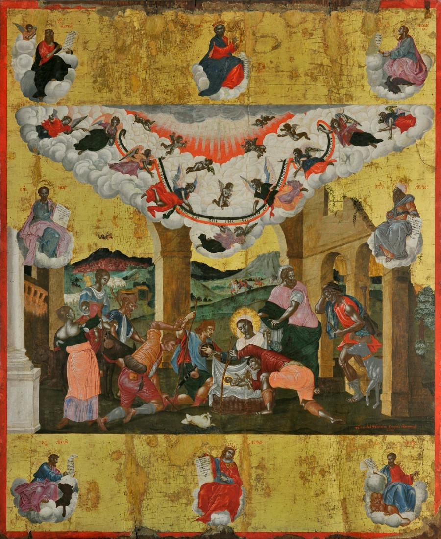 Η προσκύνηση των ποιμένων, Στέφανος Τζαγκαρόλας