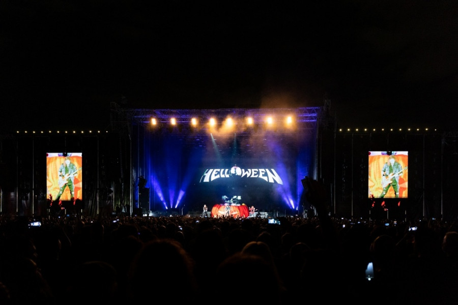 Οι Helloween στην σκηνή του Release Athens