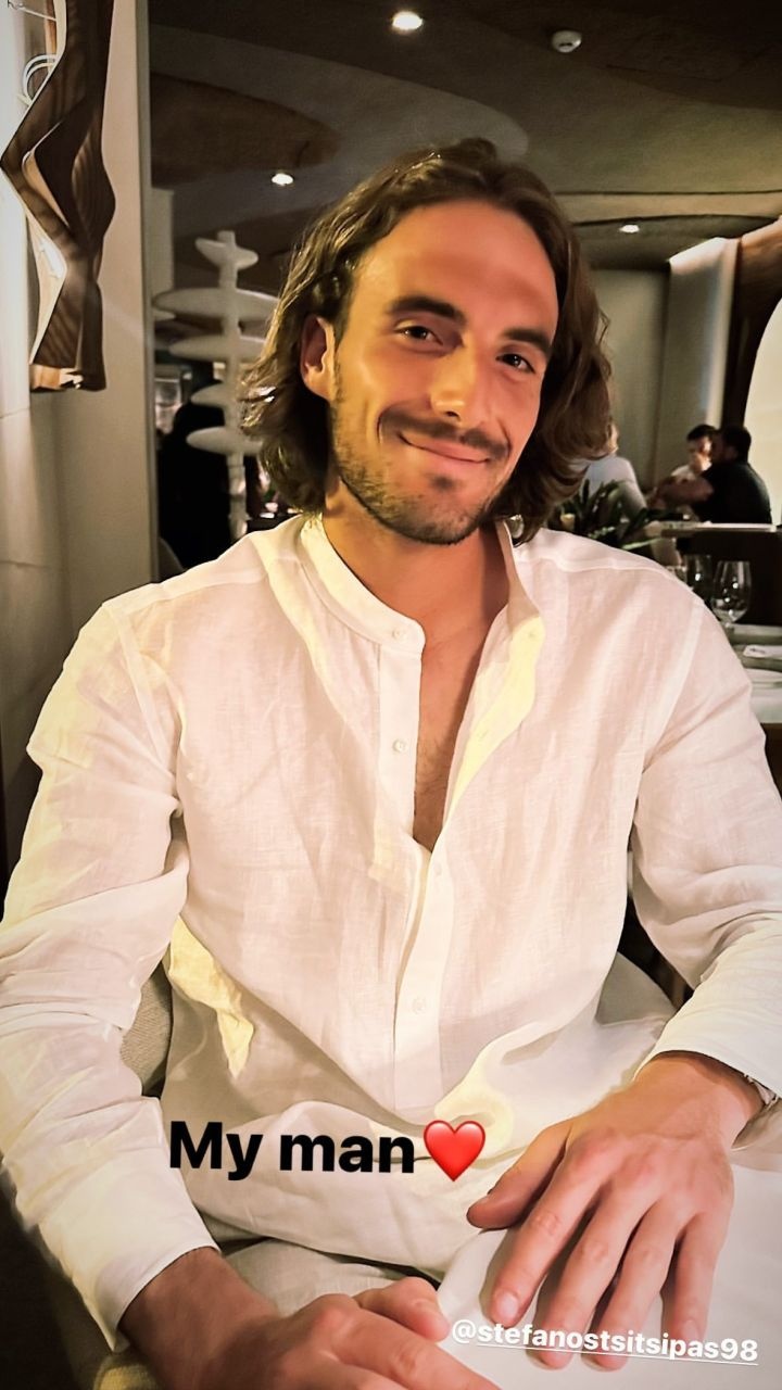 Το τρυφερό μήνυμα της Μπαντόσα για τον Τσιτσιπά