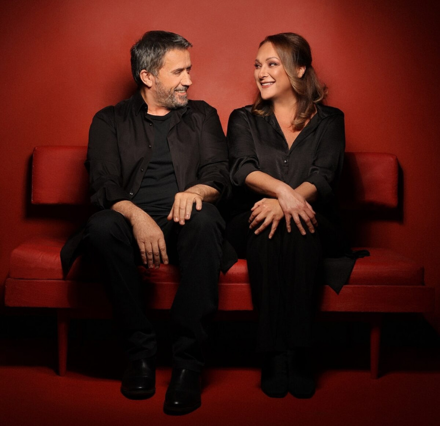 Σπύρος Παπαδόπουλος και Ρένια Λουιζίδου 