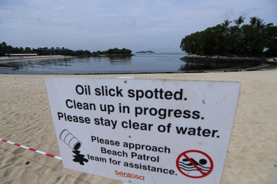 Singapore Oil Spill