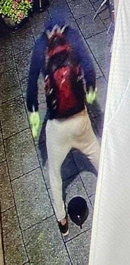 Cops are deploying dogs and using helicopters to hunt the man down