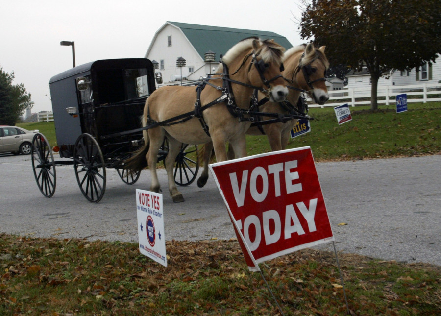 amish vote