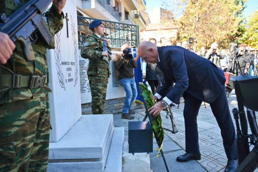 Παρουσία ΥΕΘΑ Νίκου Δένδια στις εκδηλώσεις για την 112η επέτειο από την απελευθέρωση της Φλώρινας