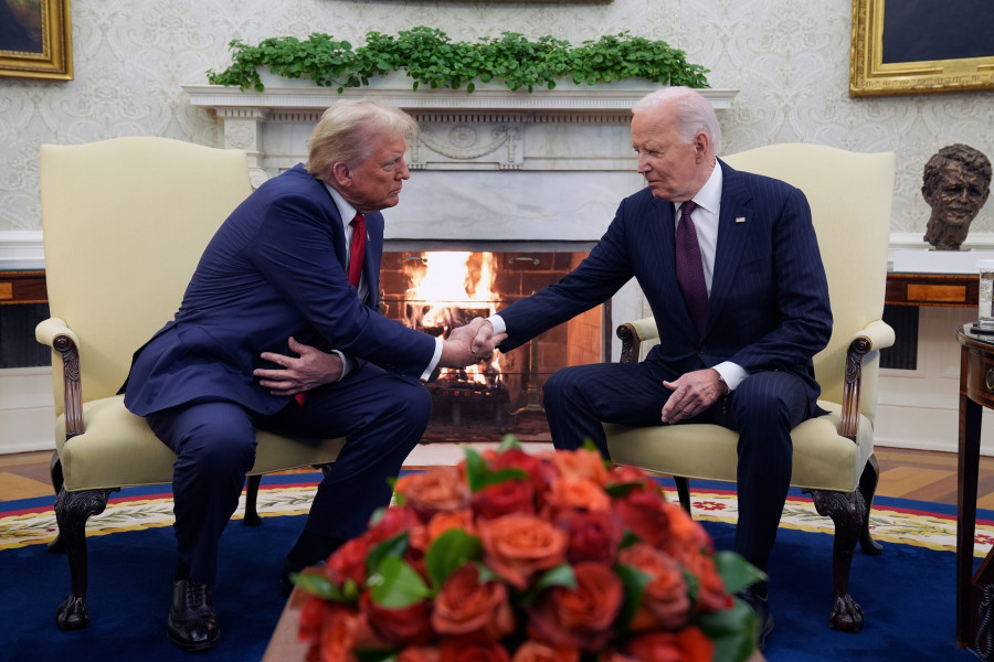 APTOPIX Biden Trump