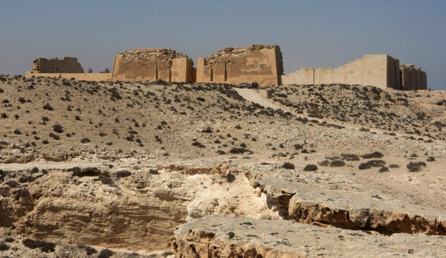 A general view shows the temple of Tasposiris Magna