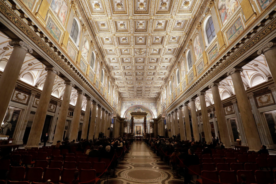 Italy St. Mary Basilica New Lighting