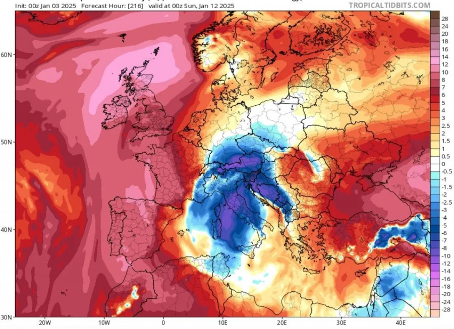 Θερμοκρασίες-11-12-Ιανουάριος