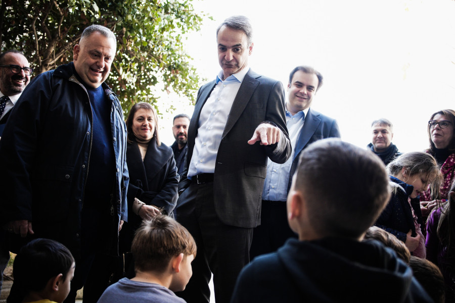 Episkepsi-Mitsotaki-dimotiko-sxoleio-Nea-Filadelfeia