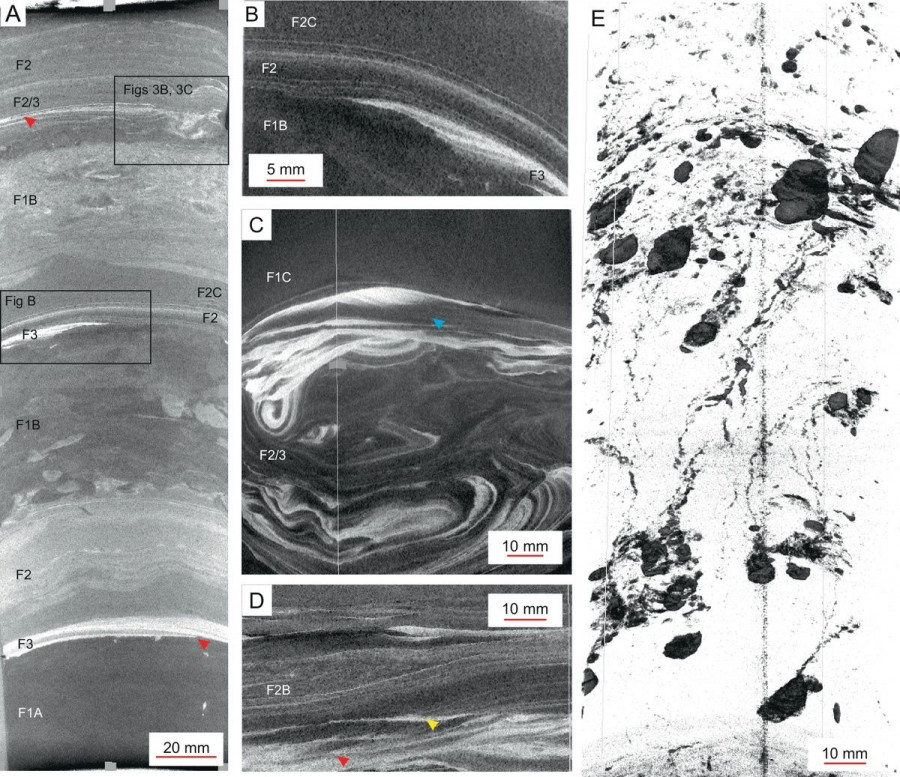 Algunas de las imágenes que llevaron al descubrimiento.